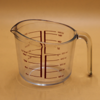 250ml/500ml 1000ml Heat resistant glass measurement jug/measuring cup/borosilicate milk jug