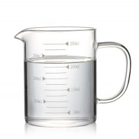 Thickened measuring drinking glass cup