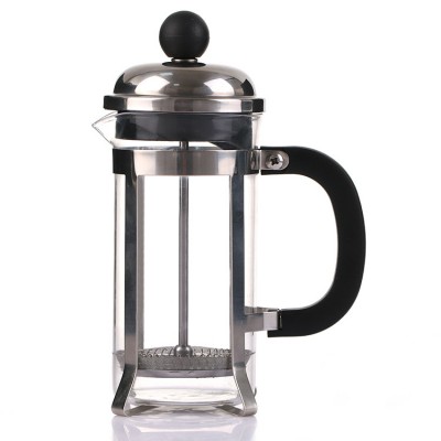 Heat Resistant Glass French Press Coffee Maker with Stainless Steel